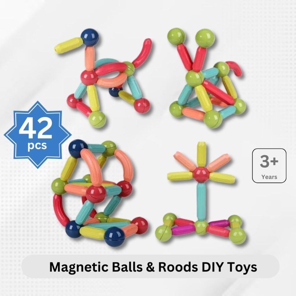 Magnetic Balls & Rods DIY Toy