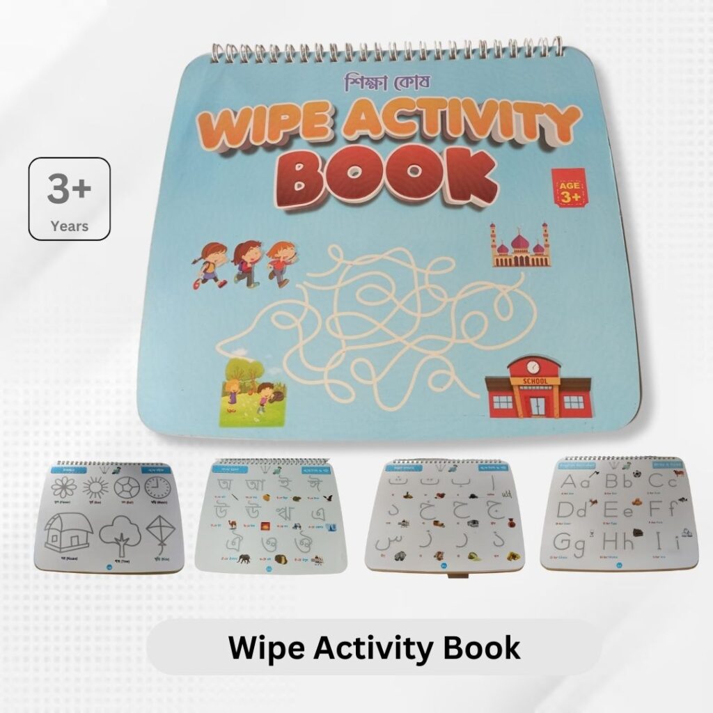 Wipe Activity Book for 3+ Years Kid