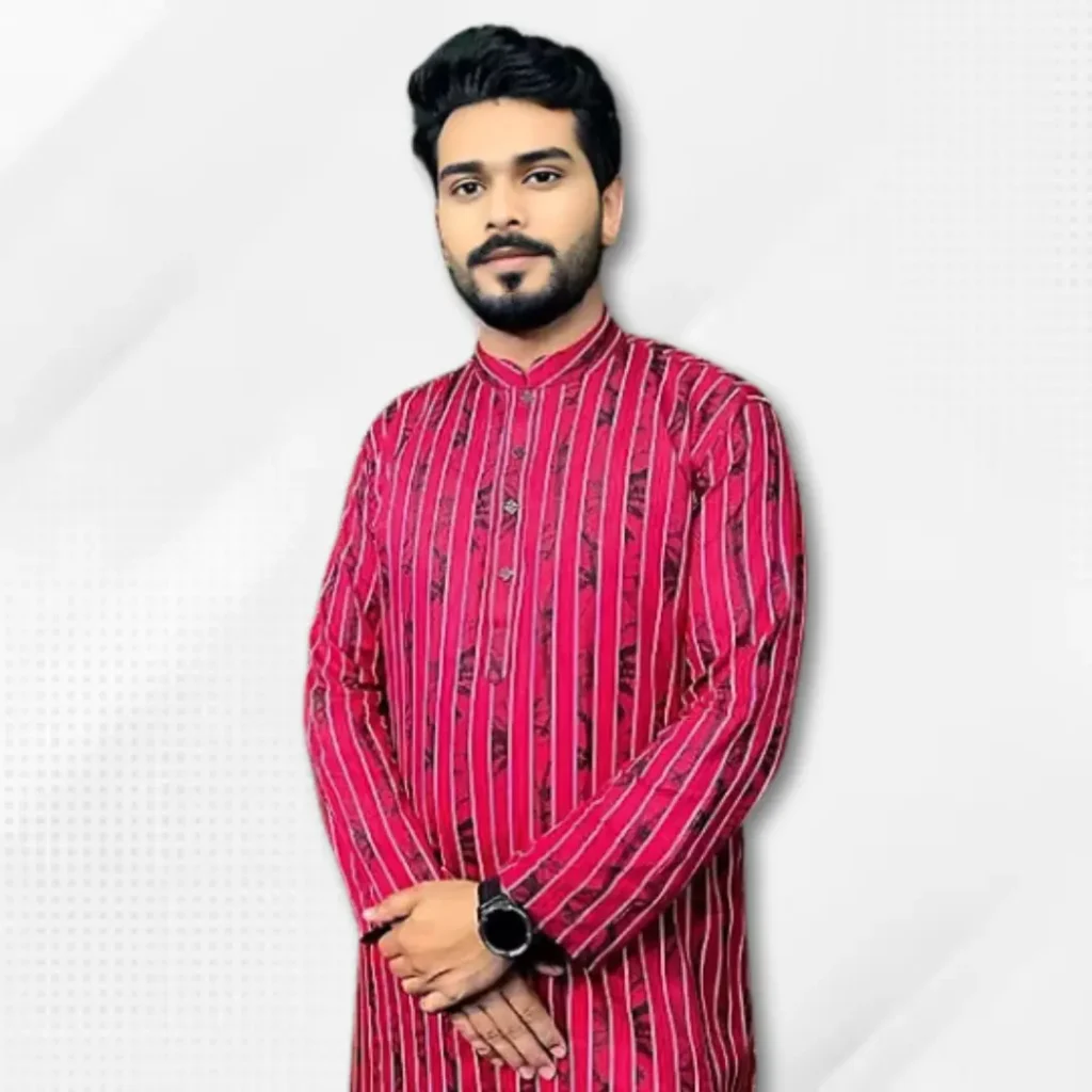 Men’s Smart Printed Panjabi-S187