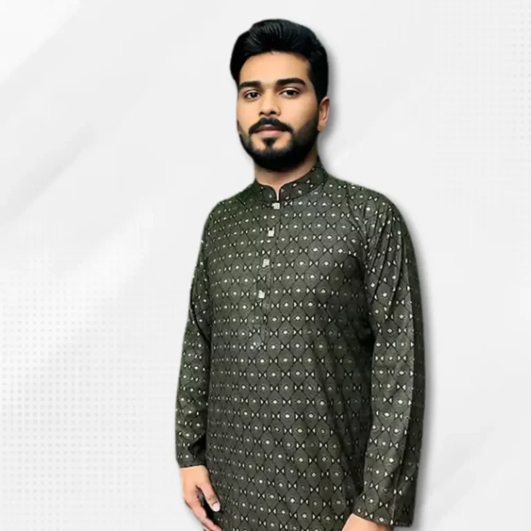 Men’s Smart Printed Panjabi-S191